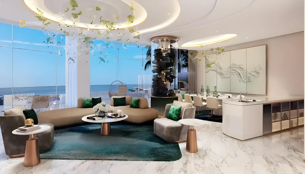 1-Bedroom Apartment DAMAC Casa Dubai Media City — 1br Apartment For Sale Distress Deal Living