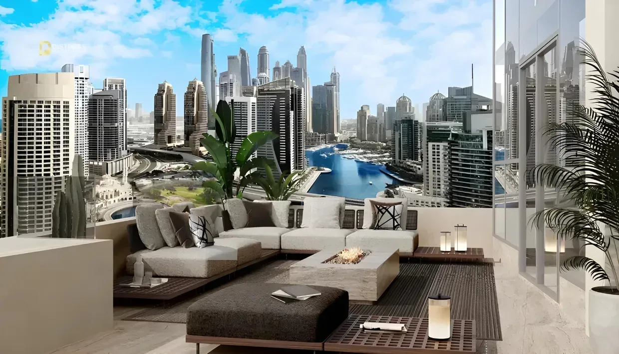 1-Bedroom Apartment LIV Waterside Dubai Marina — Distress 1br View Terrace