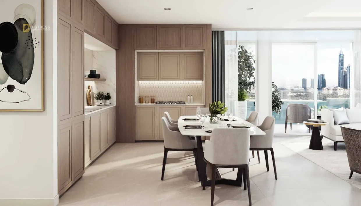 1-Bedroom Apartment Palace Beach Residence Emaar Beachfront — At By Properties Dinning