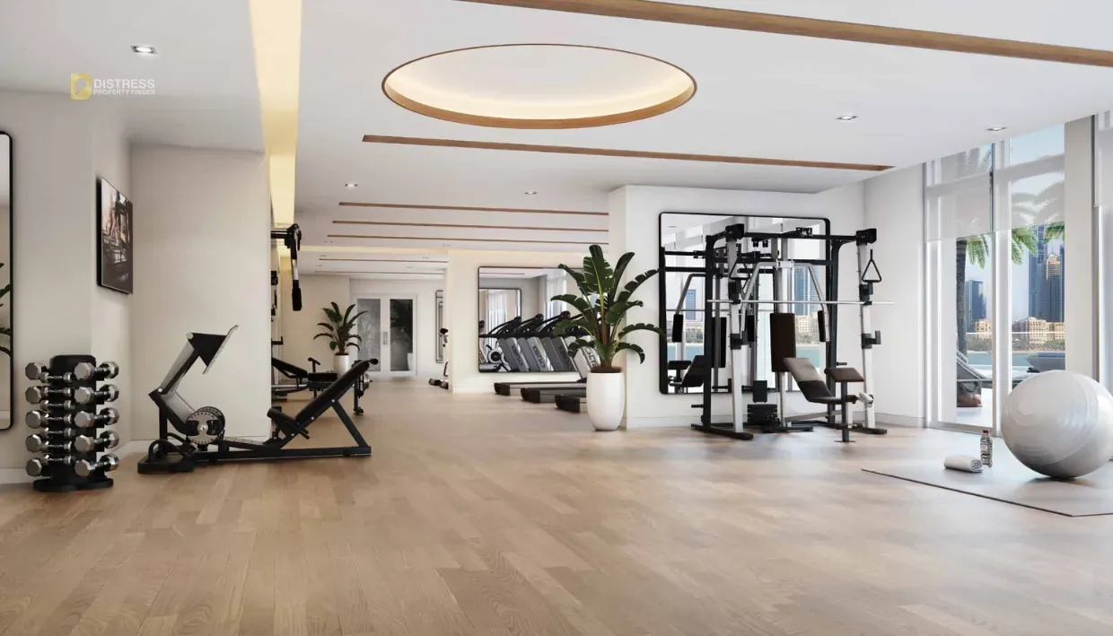 1-Bedroom Apartment Palace Beach Residence Emaar Beachfront — At By Properties Gym