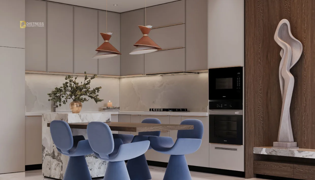 1-Bedroom Apartment Samana Sky Views Dubai Production City. At Dubai Dinning With Kitchen. 1-Bedroom Apartment Samana Sky Views Dubai Production City — At Dubai Dinning With Kitchen