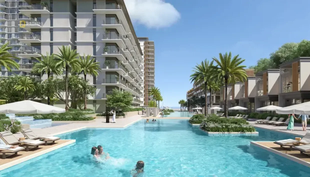 1-Bedroom Apartment Seascape Mina Rashid — Yachts Marina Emaar Properties Canal Pool