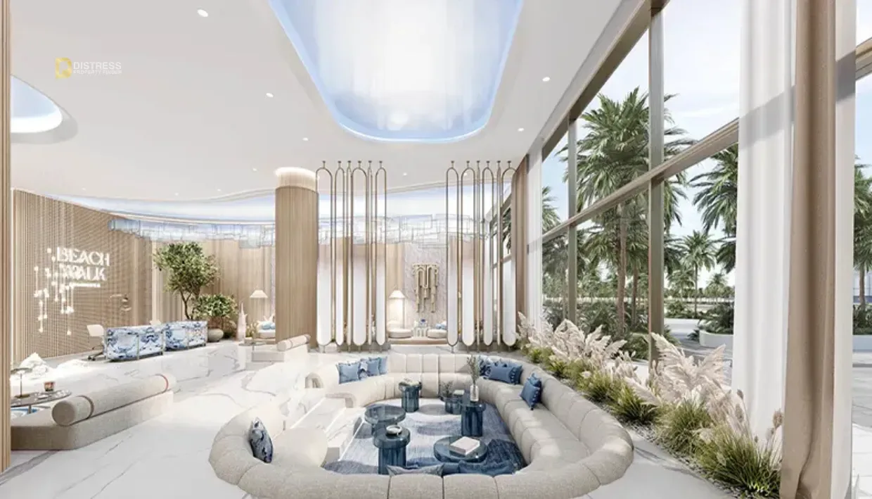 1-Bedroom Apartment Beach Walk 1 Dubai Island — Lobby