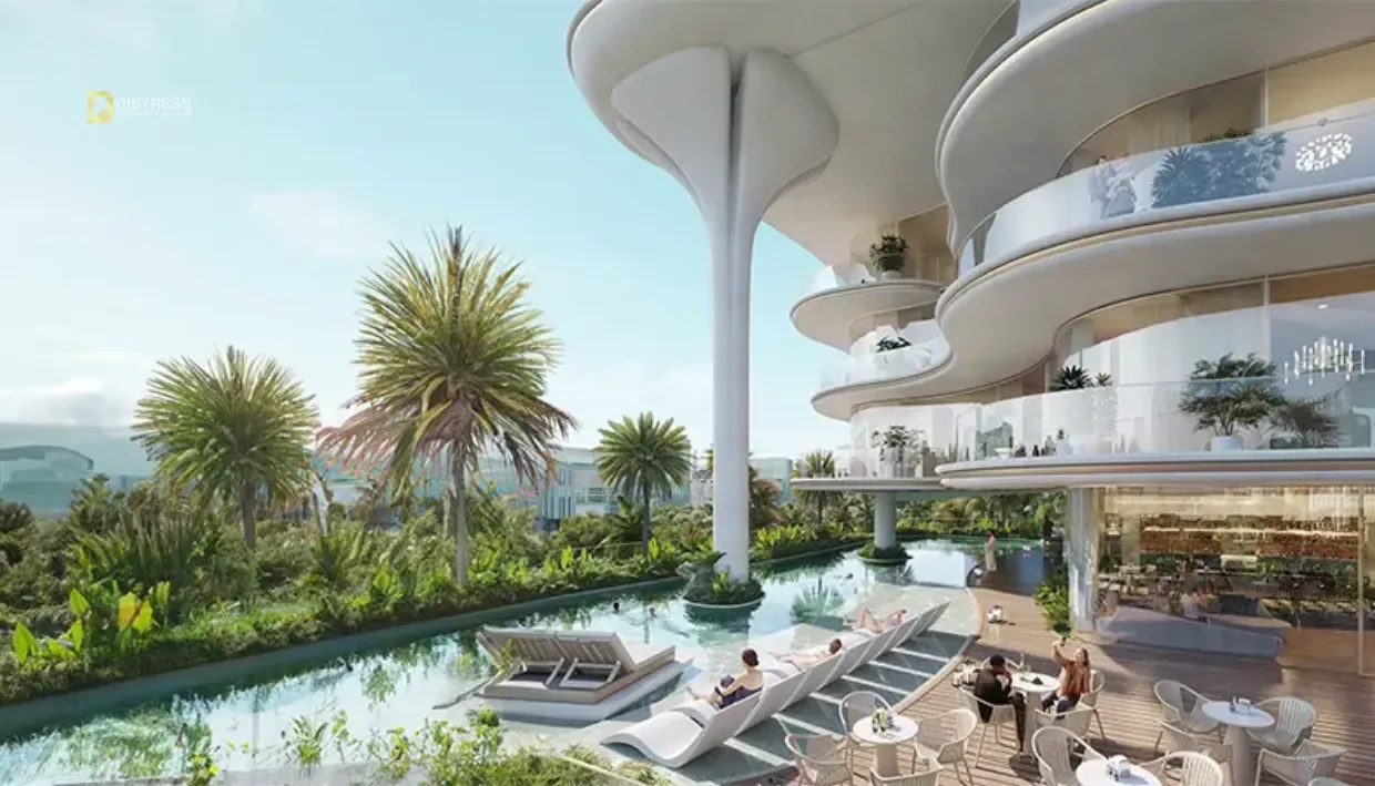 1-Bedroom Apartment Beach Walk 1 Dubai Island — Swimming Pool