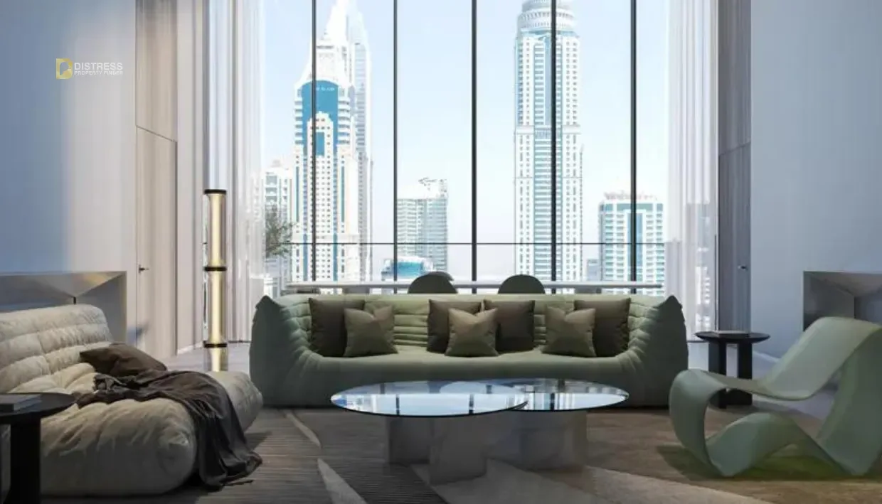 1-Bedroom Apartment W Residences Dubai Harbour Dubai Harbour — The Residence At By Arada Developments Living