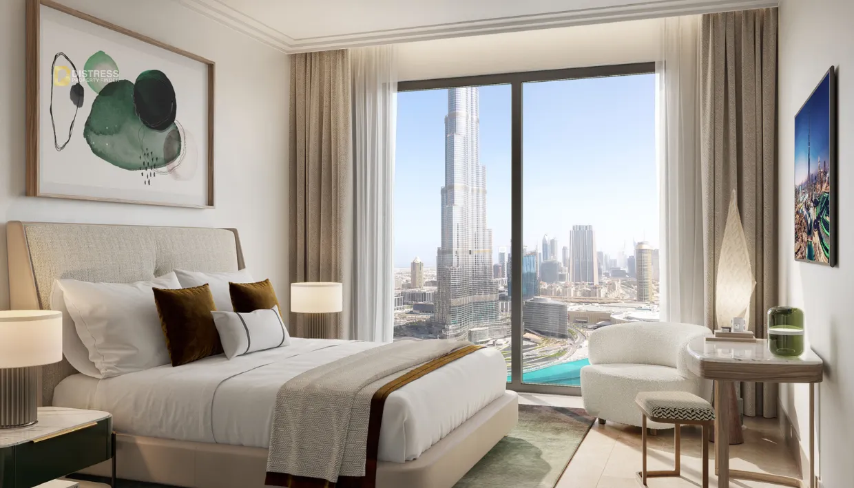 St Regis Residences Tower, Downtown Dubai by emaar - living area