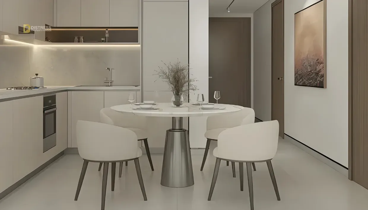 1-Bedroom Apartment 350 Riverside Crescent Sobha Hartland 2 — Kitchen