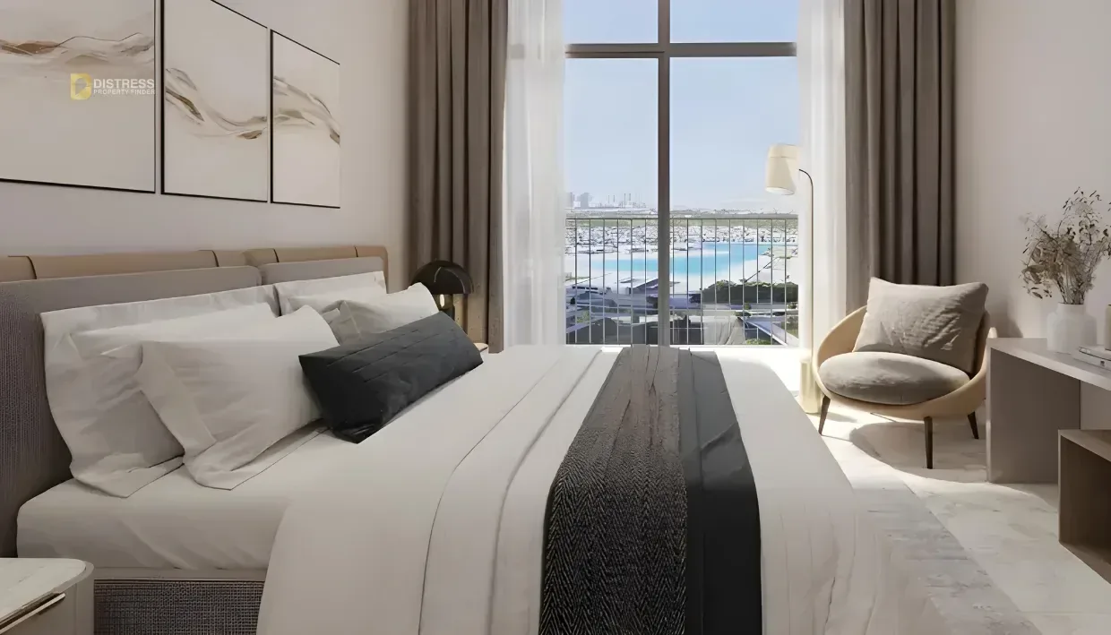 1-Bedroom Apartment 350 Riverside Crescent Sobha Hartland 2 — Study Burj Khalifa Bedroom