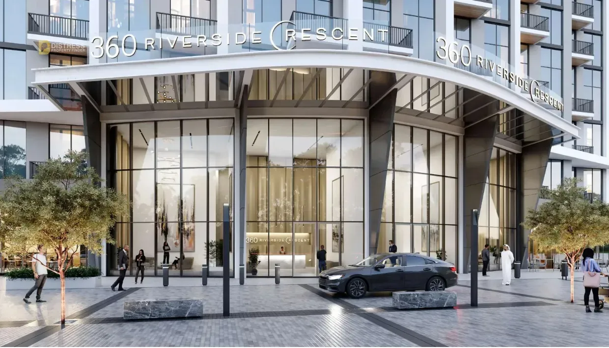 1-Bedroom Apartment 360 Riverside Crescent Sobha Hartland — At Ii360 Entrance