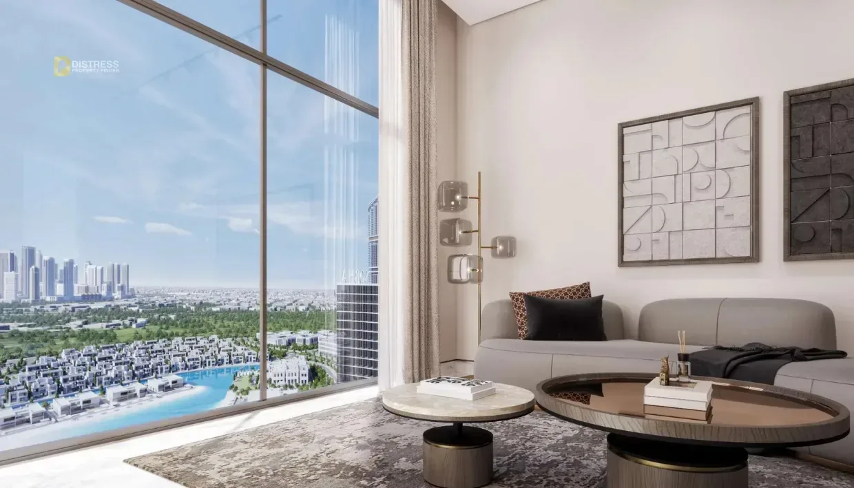 1-Bedroom Apartment 360 Riverside Crescent Sobha Hartland — At Ii360 Living Area