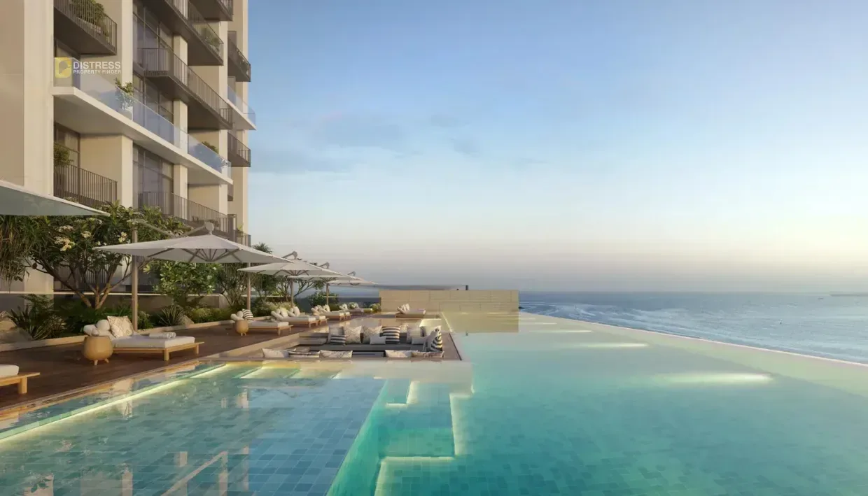 1-Bedroom Apartment Anwa Aria Maritime City — Omniyat 957sqft Full Sea Distre Pool