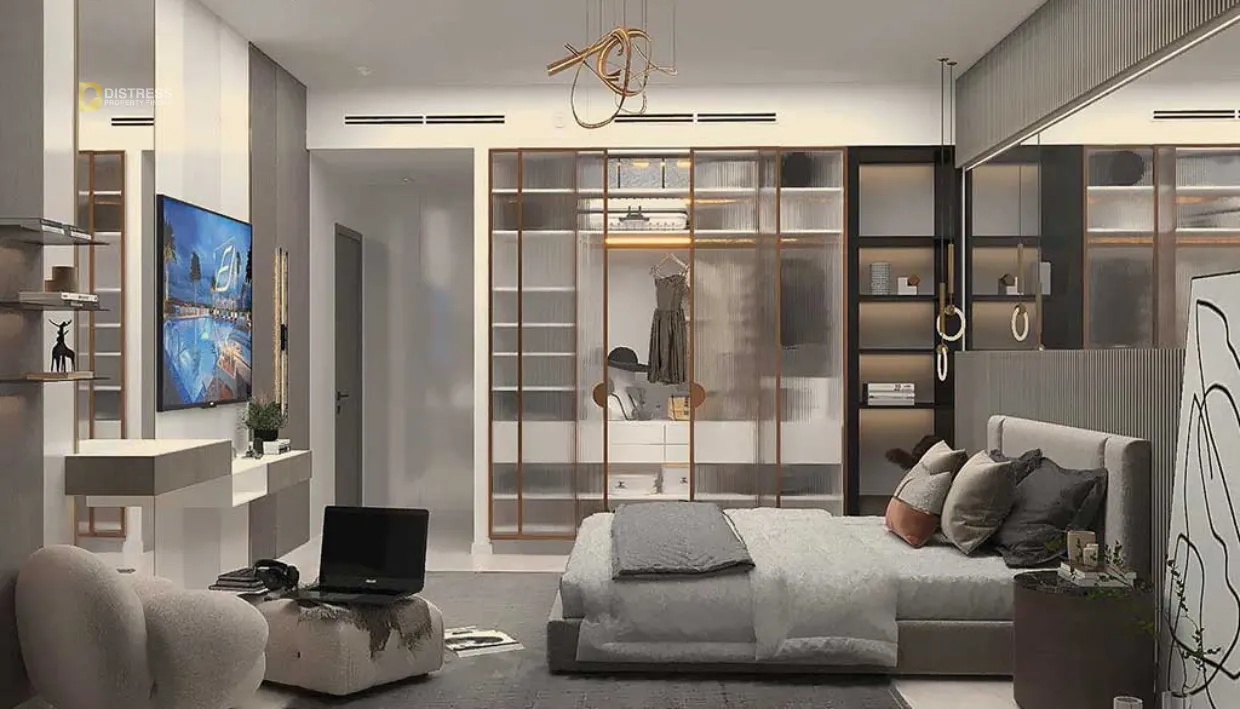 Binghatti Corner at JVC, Dubai - living room