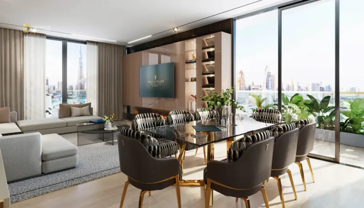 Trillionaire Residences at Business Bay, Dubai - Binghatti Developers - pool view