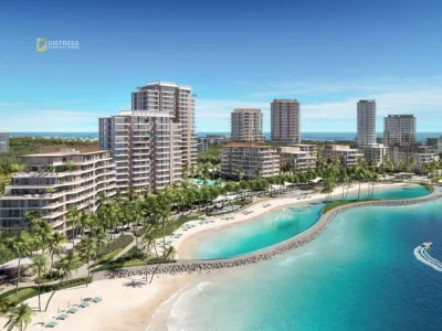1BR Corner Distress | Bay Grove Residences Dubai Islands | AED 1.73M vs Seller Total 2.06M | Save 326K (15.87%) | Buyer All-In AED 220K Below Seller Total | Corner Unit | Palm View | Q2 2028 | Nakheel