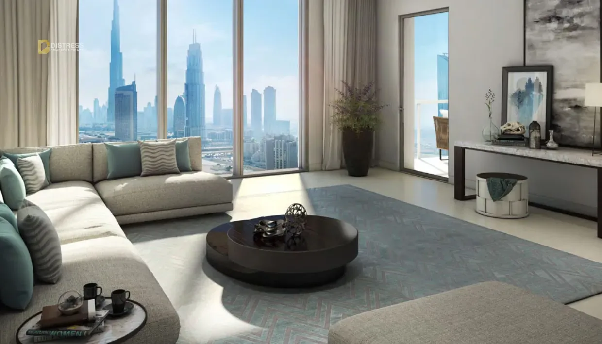 1-Bedroom Apartment Downtown Views 1 Downtown Dubai — Living Room