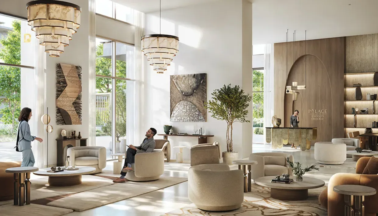 1-Bedroom Apartment Palace Residences North Dubai Creek Harbour — Dubai Lobby