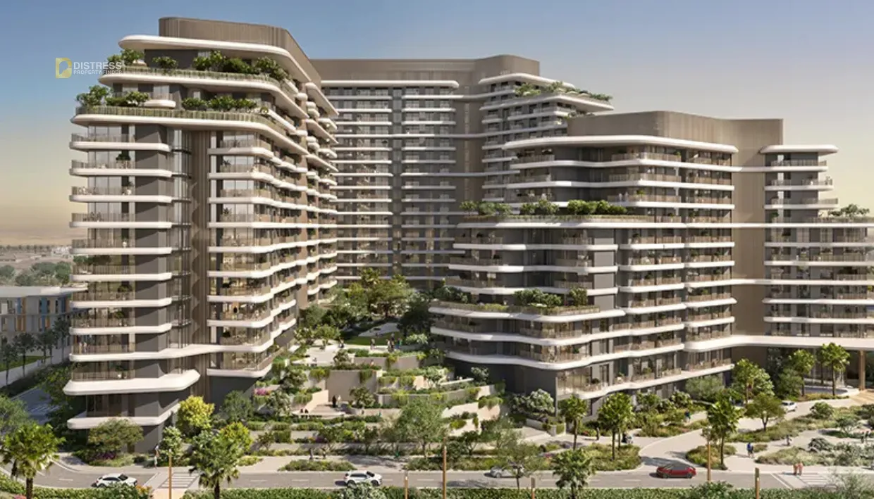 1BR | Verdes at Haven ALDAR | Park & Pool View | Distress at OP