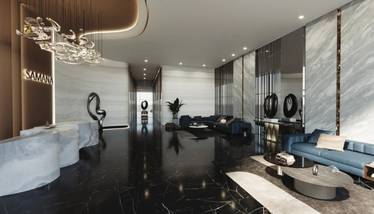 1-Bedroom Apartment Samana Barari Views Majan — At Lobby