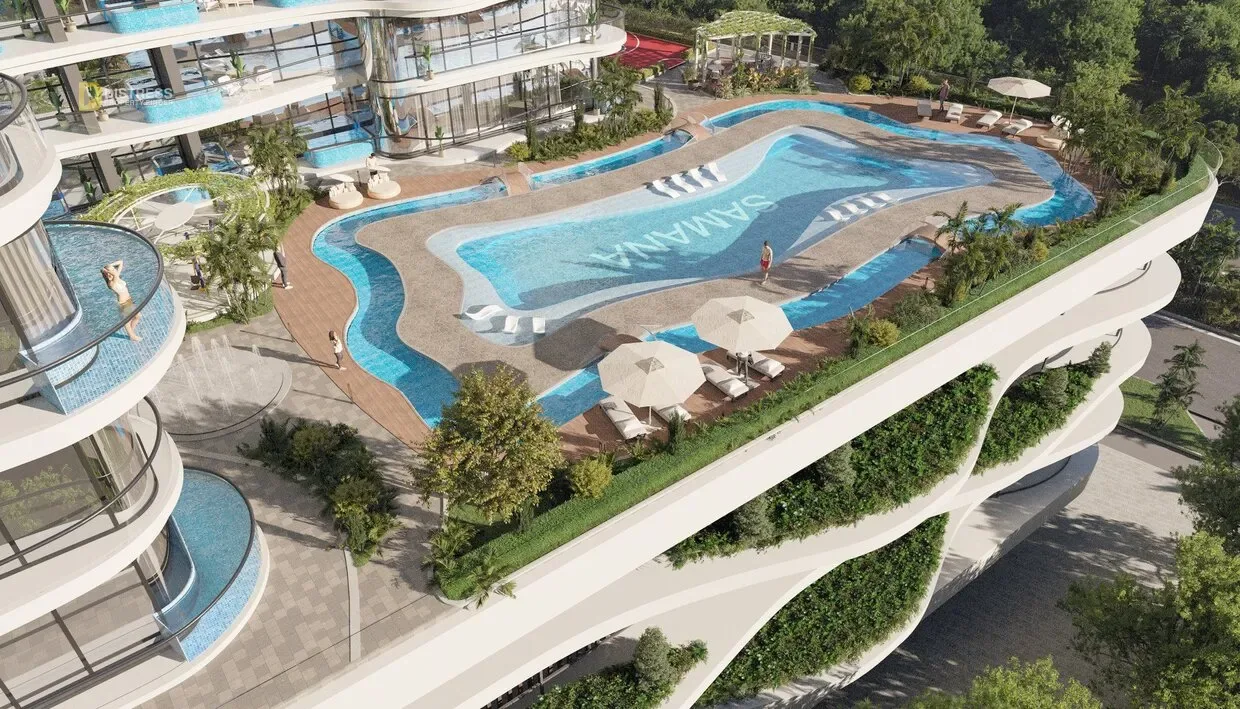 1-Bedroom Apartment Samana Barari Views Majan — At Top View