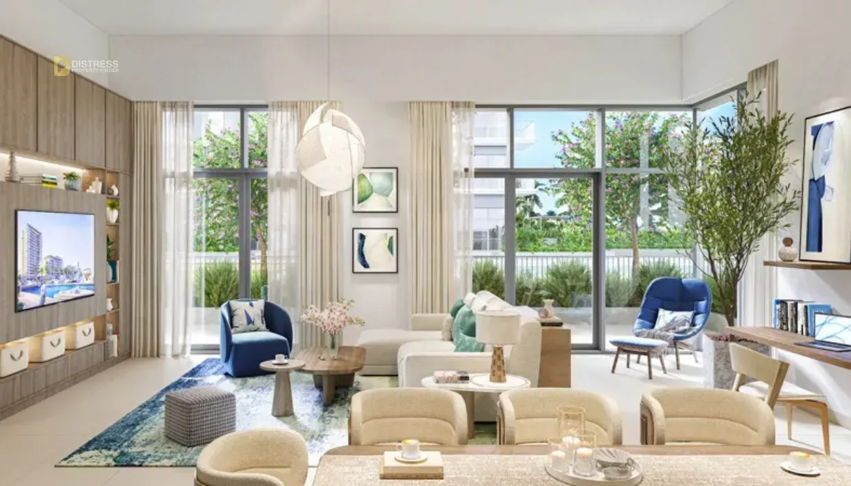 1-Bedroom Apartment Seascape Mina Rashid — At Yachts Marina Emaar Properties Spacious Living