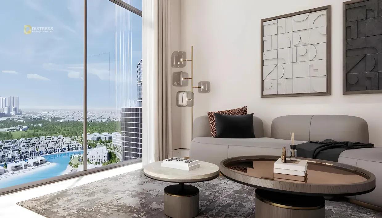 350 Riverside Crescent at Sobha Hartland 2, Dubai - Sobha Group350 - living room