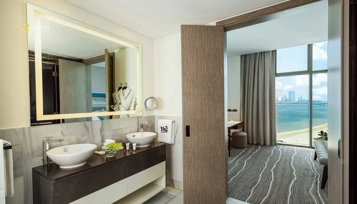 1-Bedroom Apartment The 8 Palm Jumeirah. Powder Room. 1-Bedroom Apartment The 8 Palm Jumeirah — Powder Room