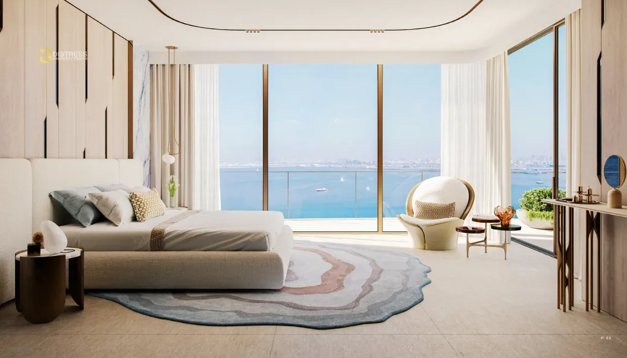 1-Bedroom Apartment The Mural Maritime City — At Jumeirah Peninsula Bay Bedroom