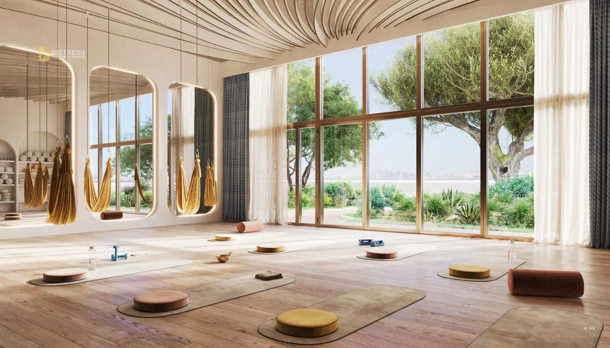 1-Bedroom Apartment The Mural Maritime City — At Jumeirah Peninsula Bay Meditation Area