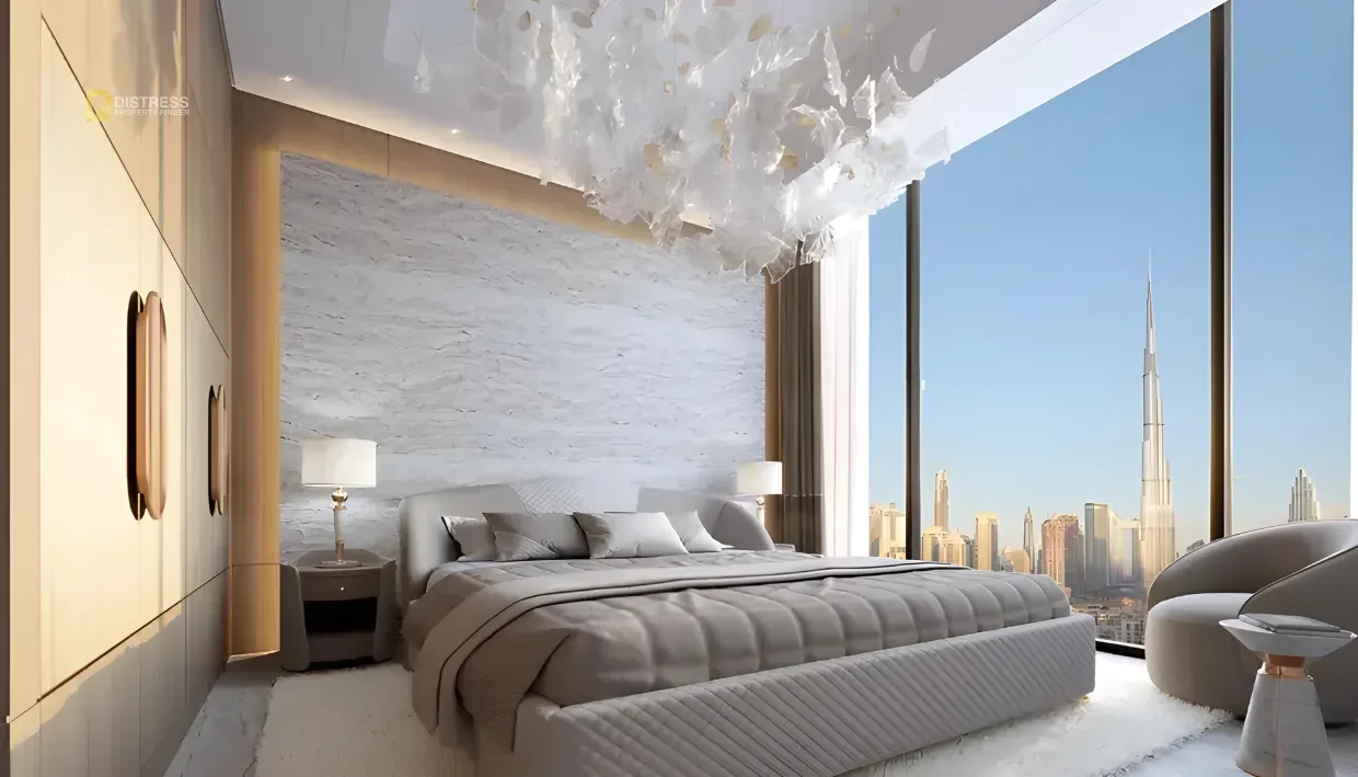 1-Bedroom Apartment Tiger Sky Tower Business Bay — At Dubai By Properties Bedroom