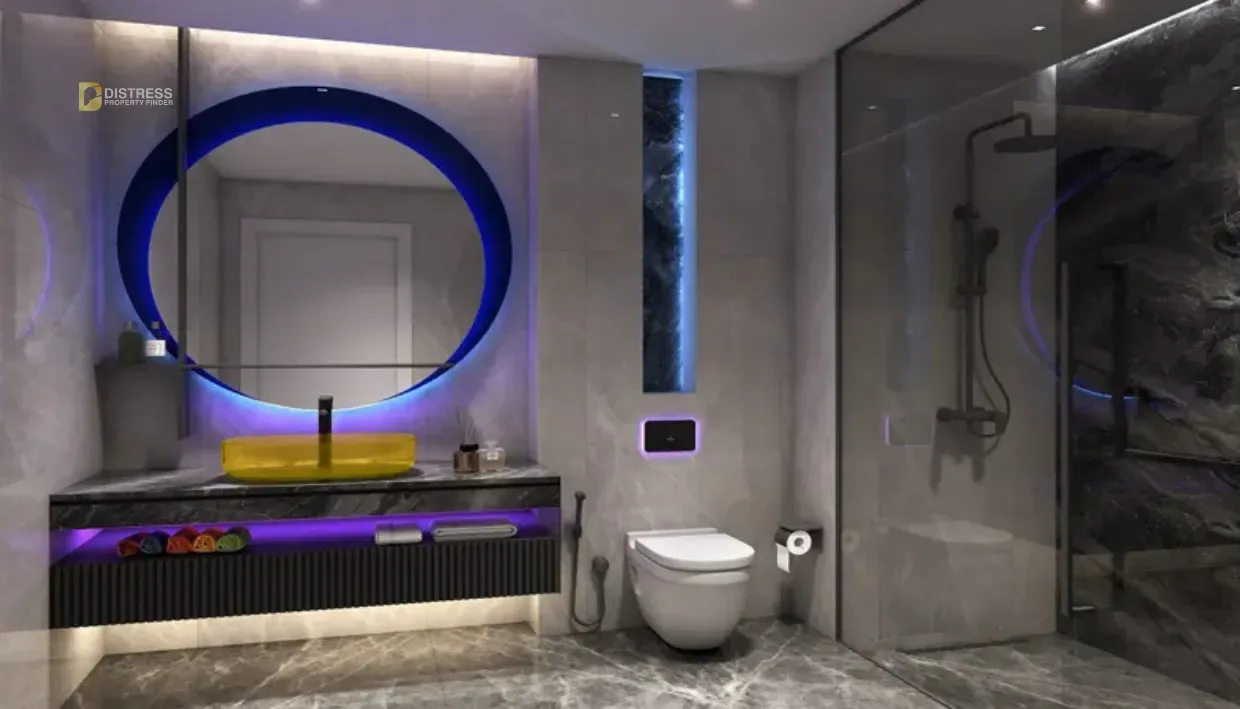 1-Bedroom Apartment Volta Downtown Dubai — Apartments By Damac Properties At Bathroom