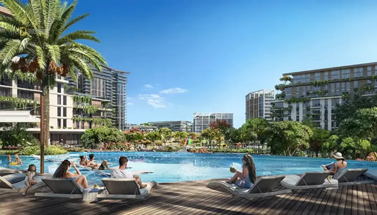 2-Bedroom Apartment Celadon City Walk — Central At By Meraas Swimming Pool