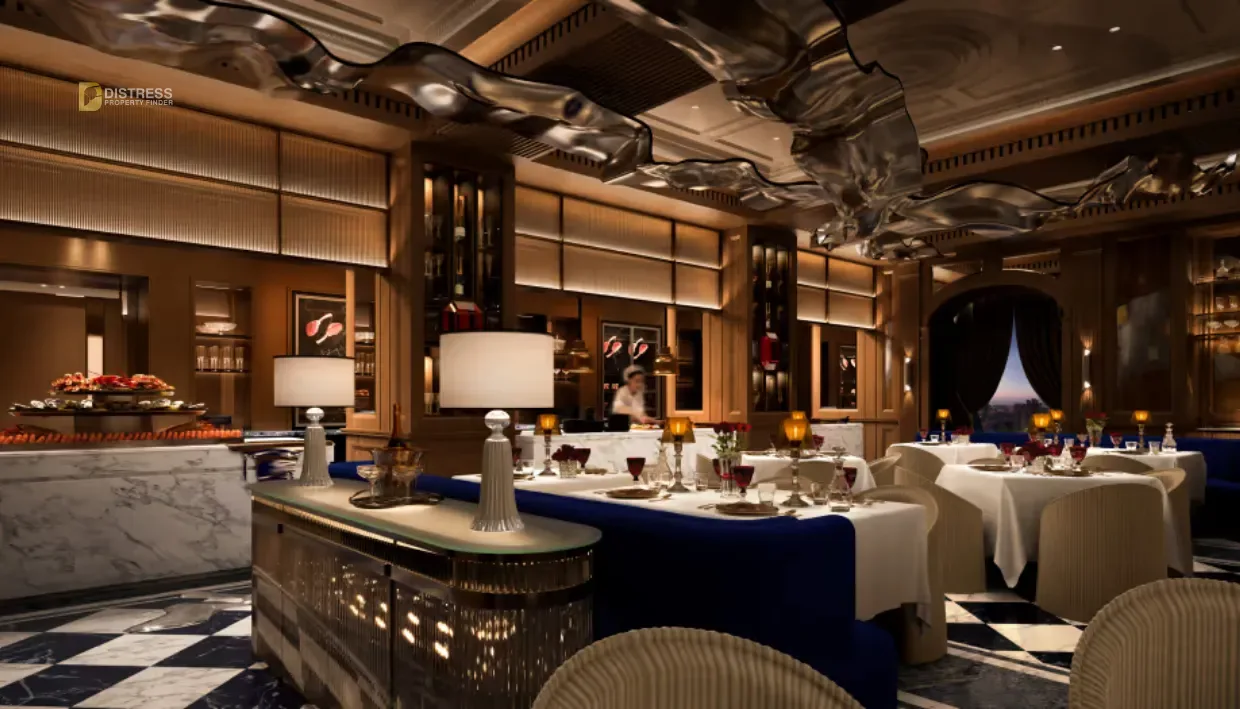2-Bedroom Apartment Baccarat Residences Tower 1 Downtown Dubai — At Restaurants