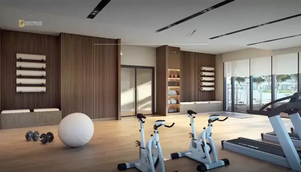 2-Bedroom Apartment Beach Mansion Emaar Beachfront — At By Properties Gym