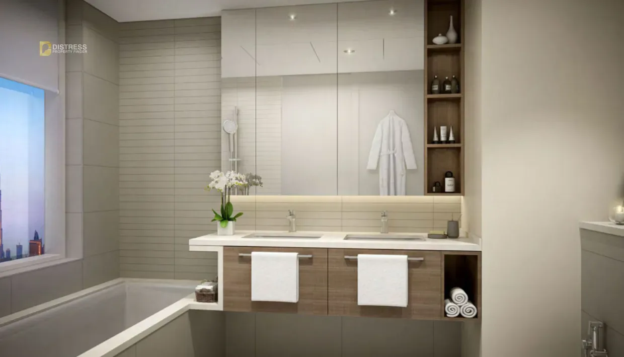 2-Bedroom Apartment Creek Gate Tower 2 Dubai Creek Harbour — Distress 3br Canal Bathroom