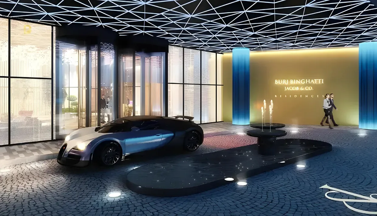 2-Bedroom Apartment Burj Binghatti Jacob & Co Residences Business Bay — Parking