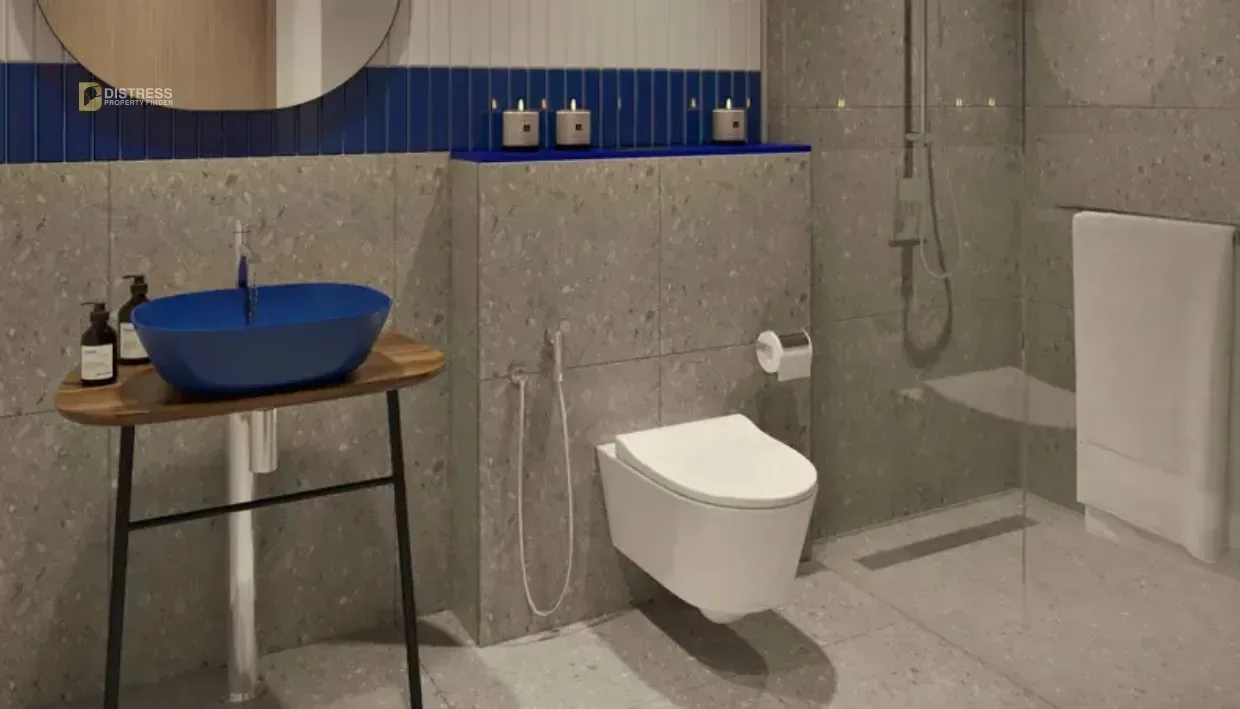 2-Bedroom Apartment Nautica Two Dubai Maritime City — By Select Group In Dubai Bathroom