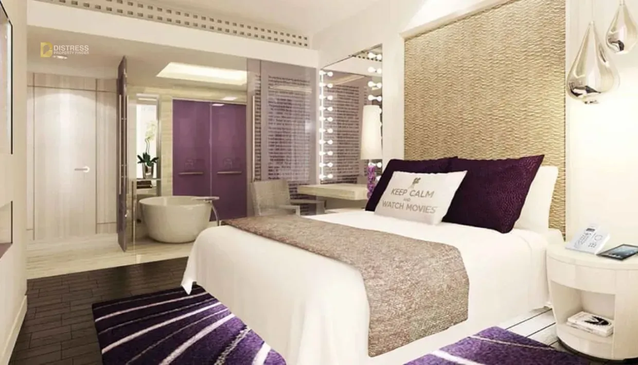 2-Bedroom Apartment Paramount Tower A Business Bay — At By Damac Properties Bedroom