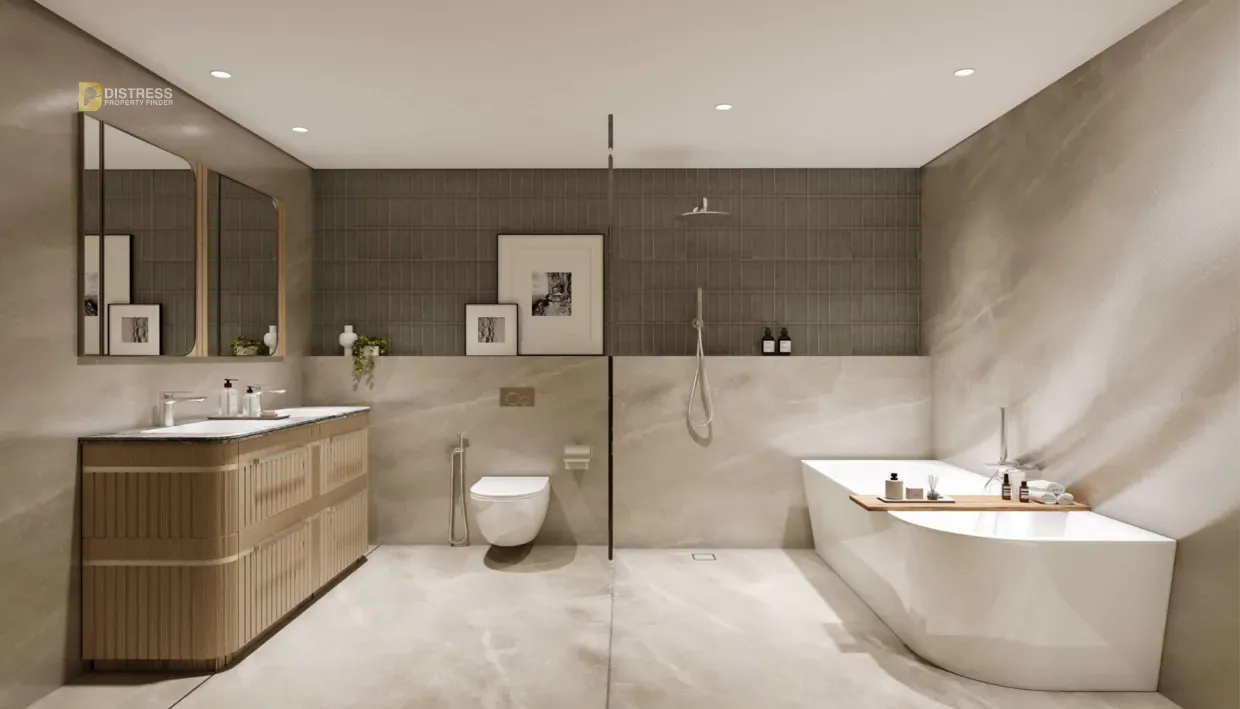 2-Bedroom Apartment Saria Dubai Maritime City — Tower At By Omniyat Properties Bathroom
