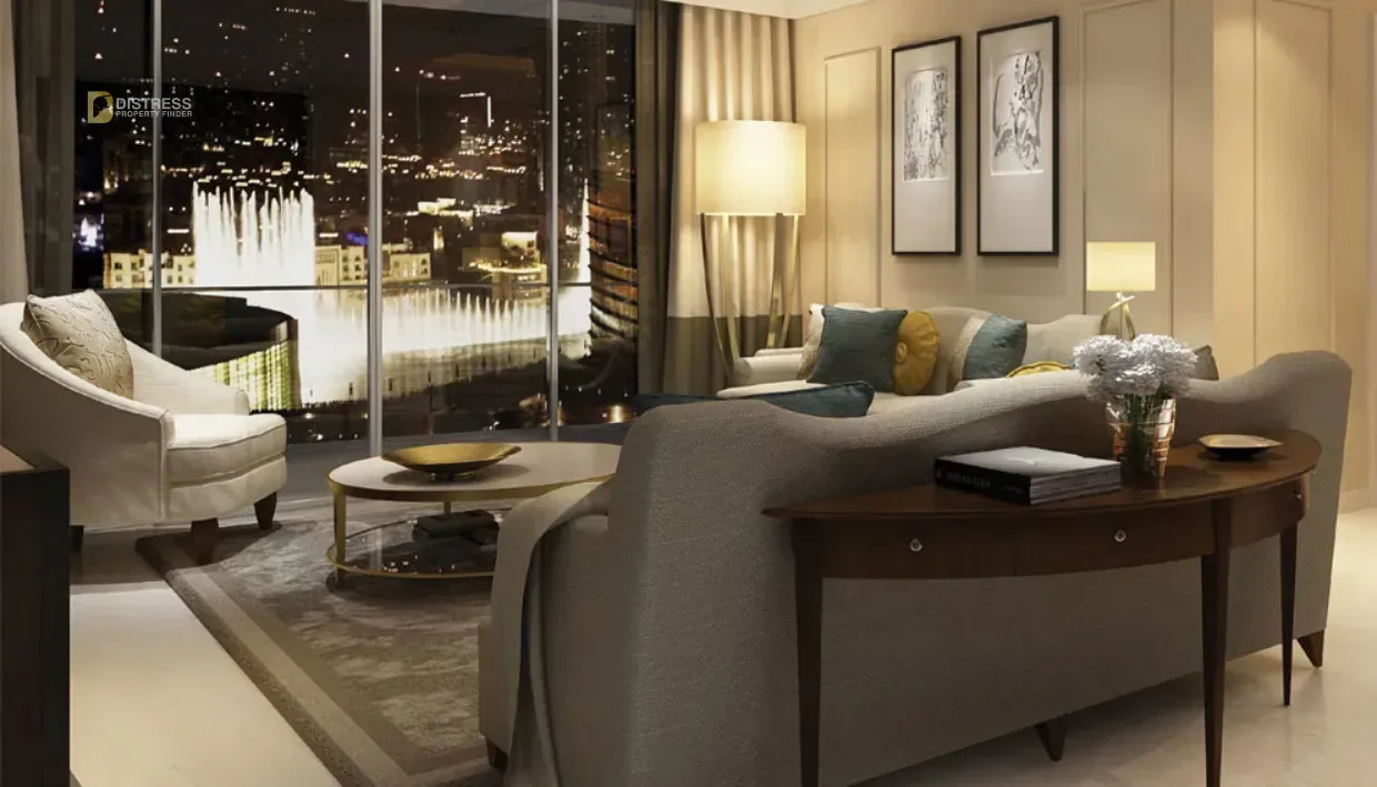 2-Bedroom Apartment Address The BLVD Downtown Dubai — Emaar Boulevard At Downtown Dubai Living Room