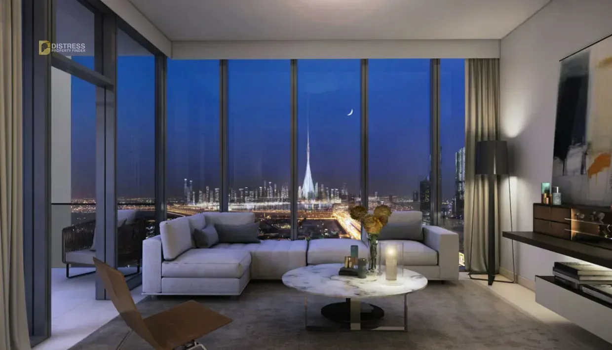2-Bedroom Apartment Downtown Views II - Tower 3 Downtown Dubai — Living Room