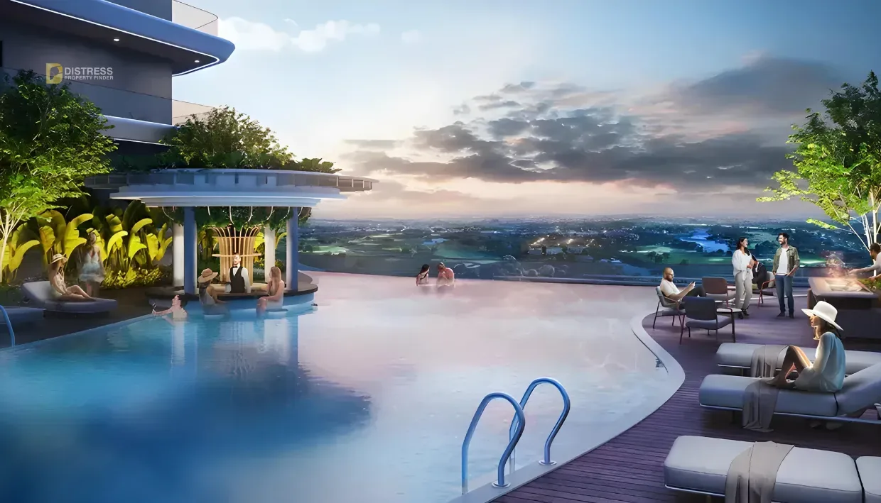 2-Bedroom Apartment ELO Damac Hills 2 — Properties Swimming Pool