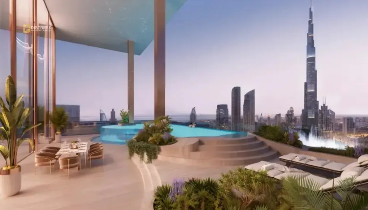 2-Bedroom Apartment Fairmont Residences Solara Tower Downtown Dubai — Distress Deal 2br Downtown Duba Private Pool