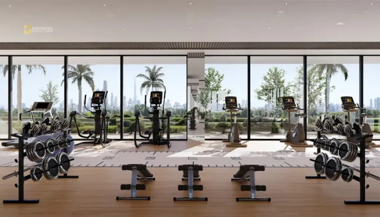 2-Bedroom Apartment Skyhills Residences Tower 2 Dubai Science Park — At Dubai By Hre Development Gym