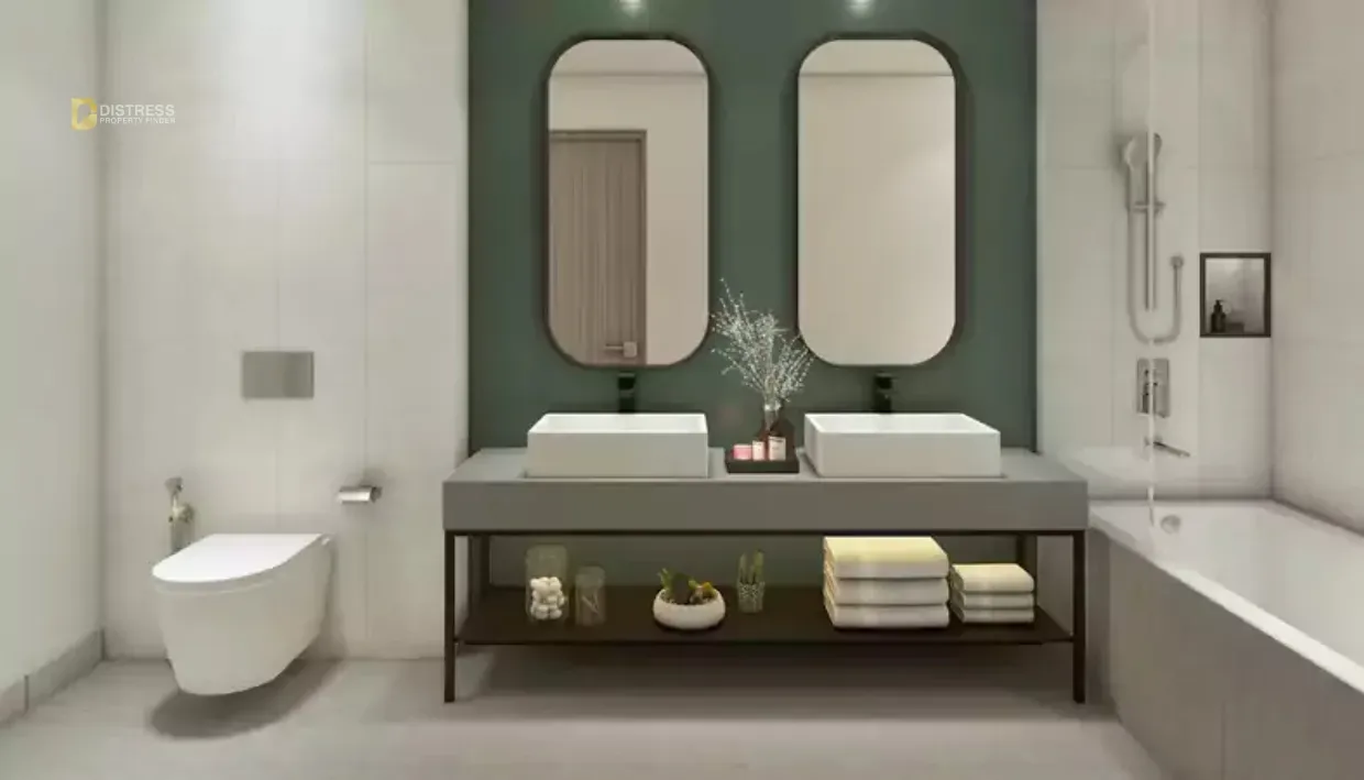 2-Bedroom Apartment Viridian City Walk — At Dubai By Meraas Bathroom