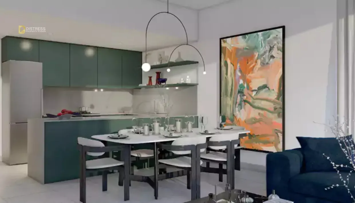 2-Bedroom Apartment Viridian City Walk — At Dubai By Meraas Dinning Area