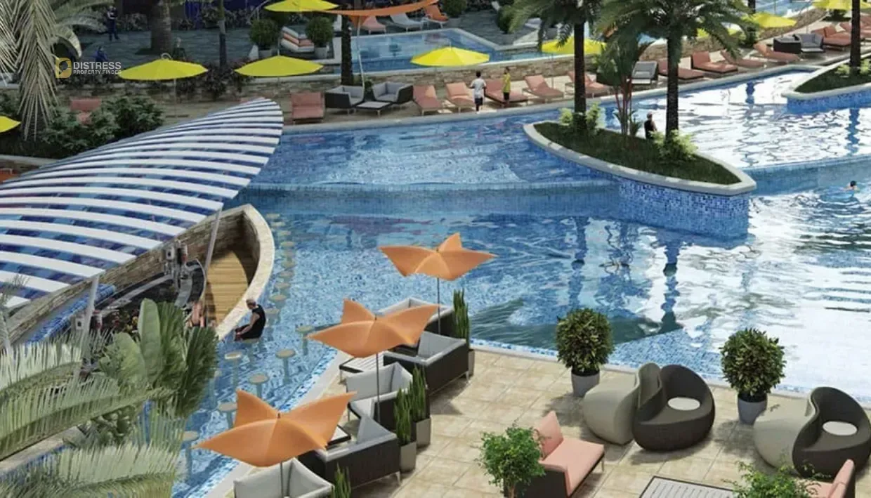 2-Bedroom Apartment Paramount Tower A Business Bay — At By Damac Properties Swimming Pool