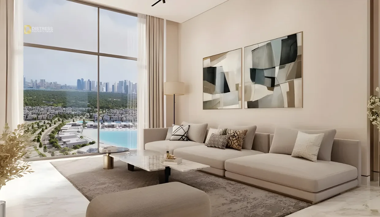 2-Bedroom Apartment 340 Riverside Crescent Sobha Hartland 2 — At Living Area