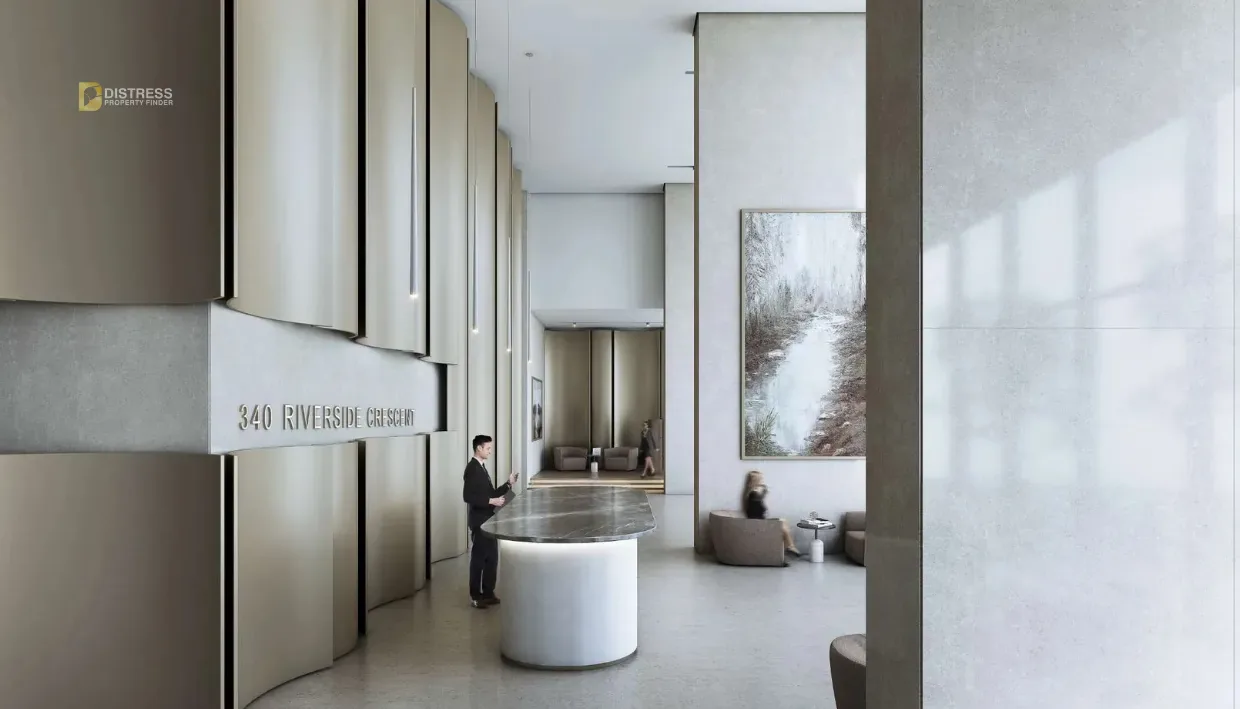 2-Bedroom Apartment 340 Riverside Crescent Sobha Hartland 2 — At Lobby
