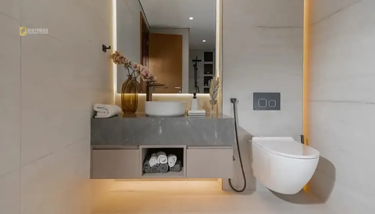 2-Bedroom Apartment Tulip Oasis Dubailand — Bathroom