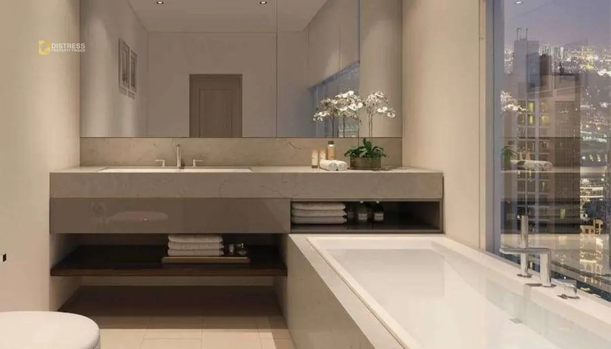2-Bedroom Apartment Act One Tower Downtown Dubai — At By Emaar Properties Bathroom